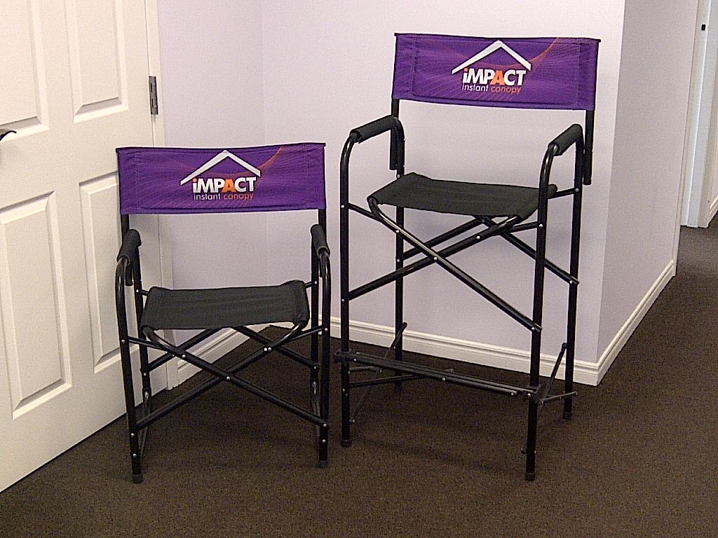 Custom Printed Director's Chair - Impact Canopies USA