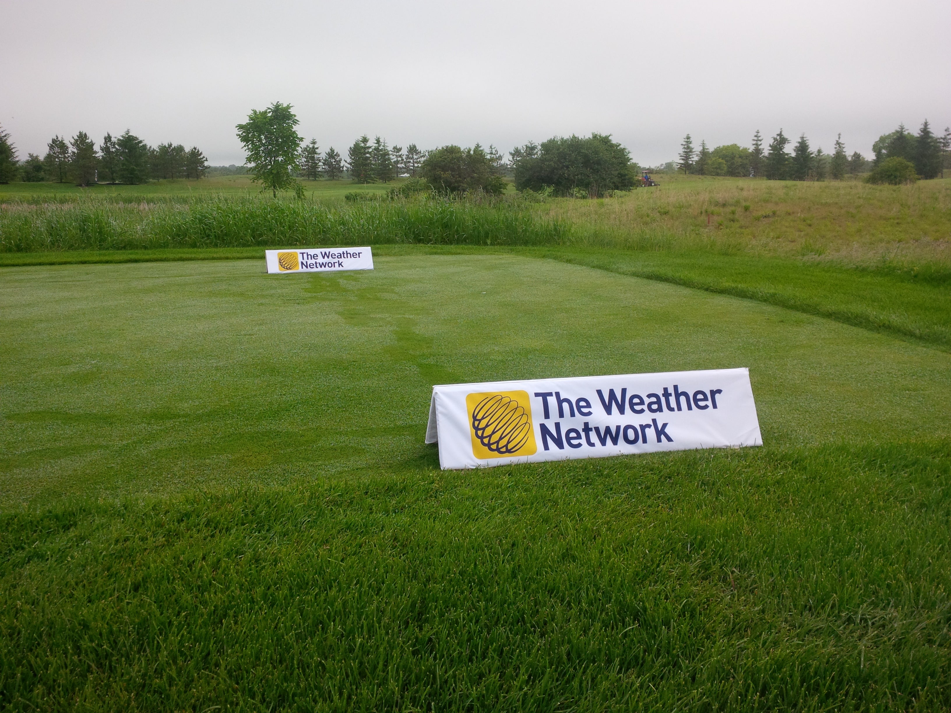 Custom Printed Tee Dividers for Golf Driving Range - 3 Piece Set - Impact Canopies USA