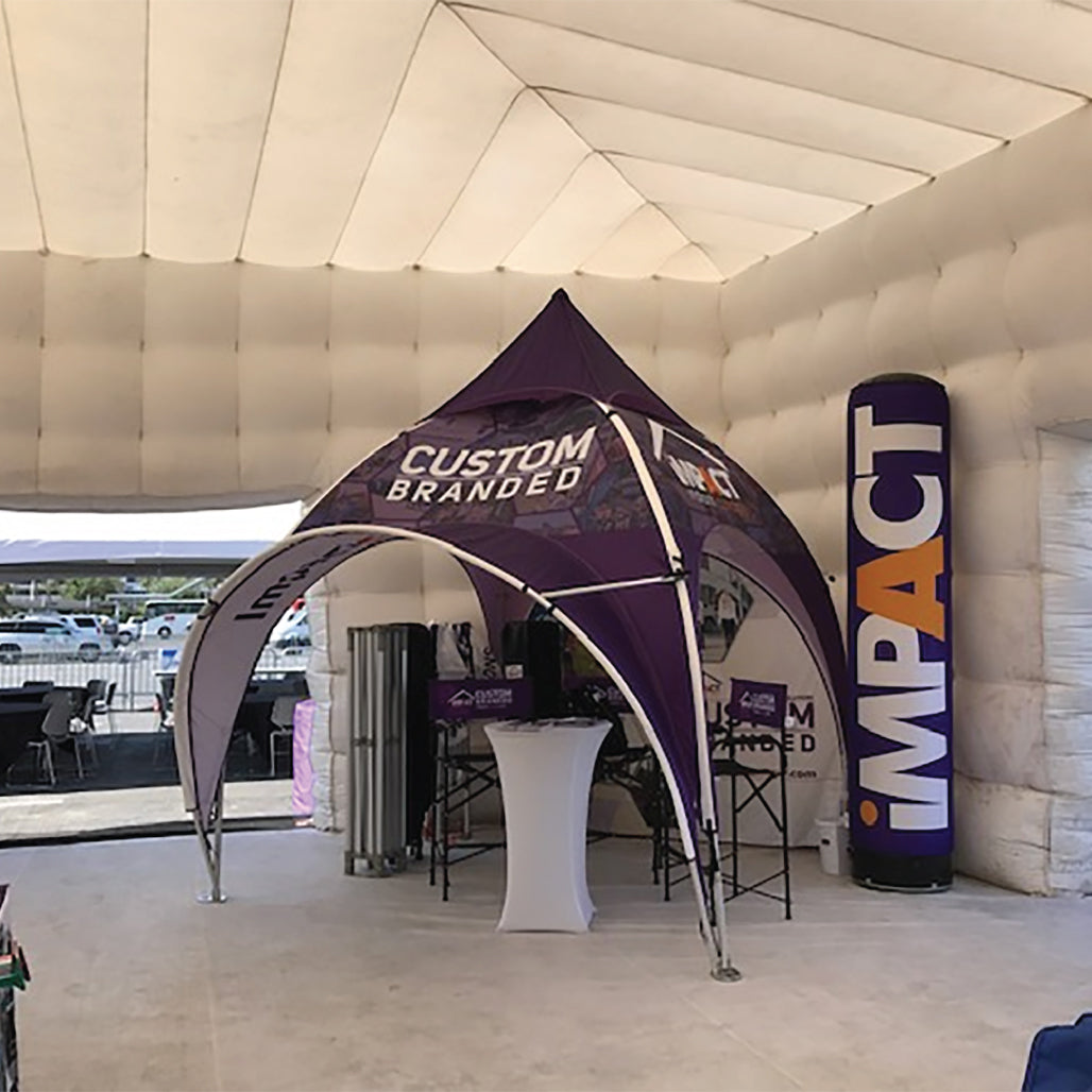 Custom Printed Inflatable Cube Shelter – Impact Canopies USA
