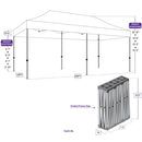 10X20 ML Pop up Canopy Tent Replacement Aluminum Frame - Impact Canopies USA