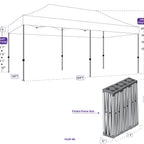 Custom 10x20 Canopy - Impact Canopies USA