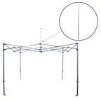 ML Part N. | Aluminum Peak Pole Lower - Impact Canopies USA