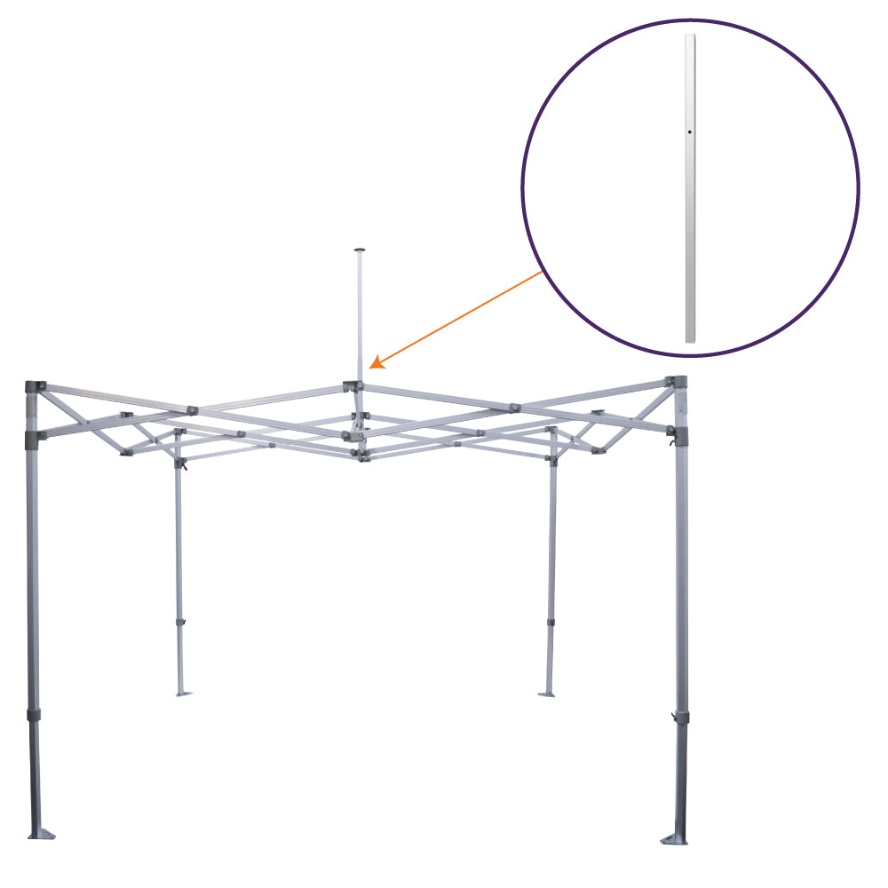 ML Part N. | Aluminum Peak Pole Lower - Impact Canopies USA