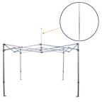 ML Part M. | Aluminum Peak Pole Upper - Impact Canopies USA