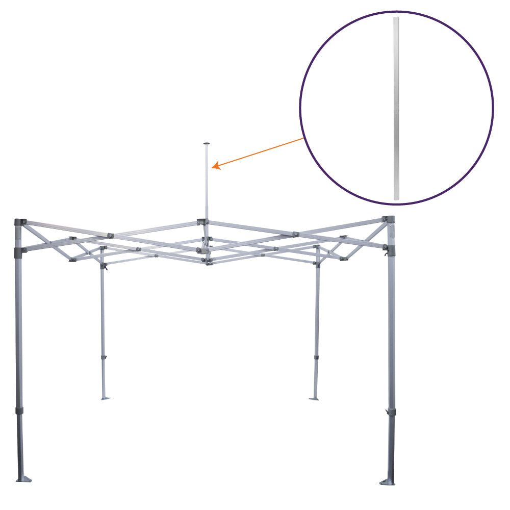 ML Part M. | Aluminum Peak Pole Upper - Impact Canopies USA