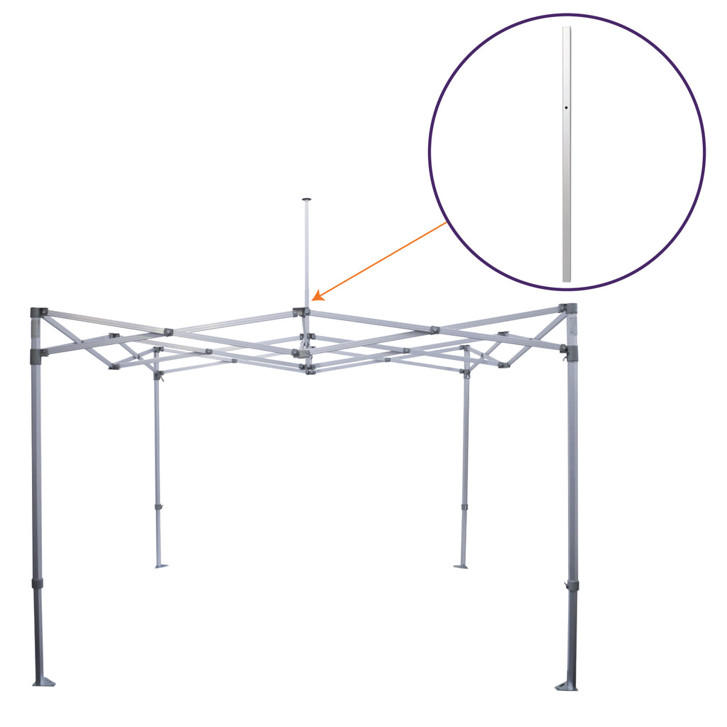 M Part N. | Aluminum Peak Pole Lower - Impact Canopies USA