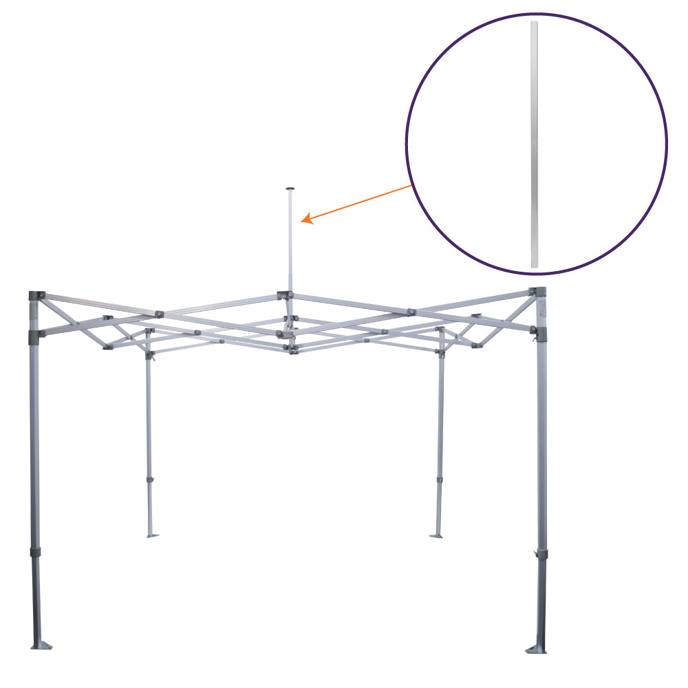 M Part M. | Aluminum Peak Pole Upper - Impact Canopies USA