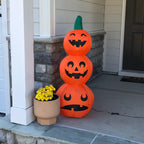 HALLOWEEN - Yard Inflatable 4' Pumpkin Stack - Impact Canopies USA