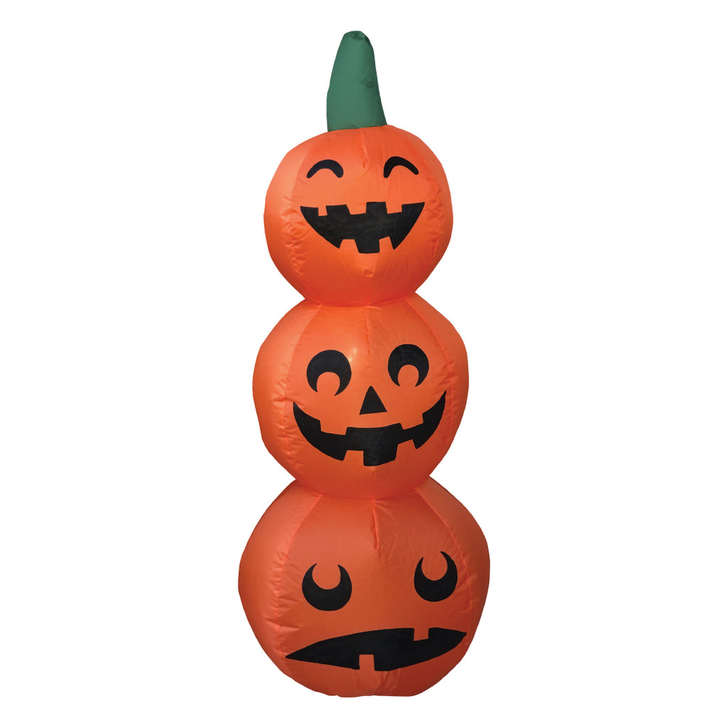 HALLOWEEN - Yard Inflatable 4' Pumpkin Stack - Impact Canopies USA