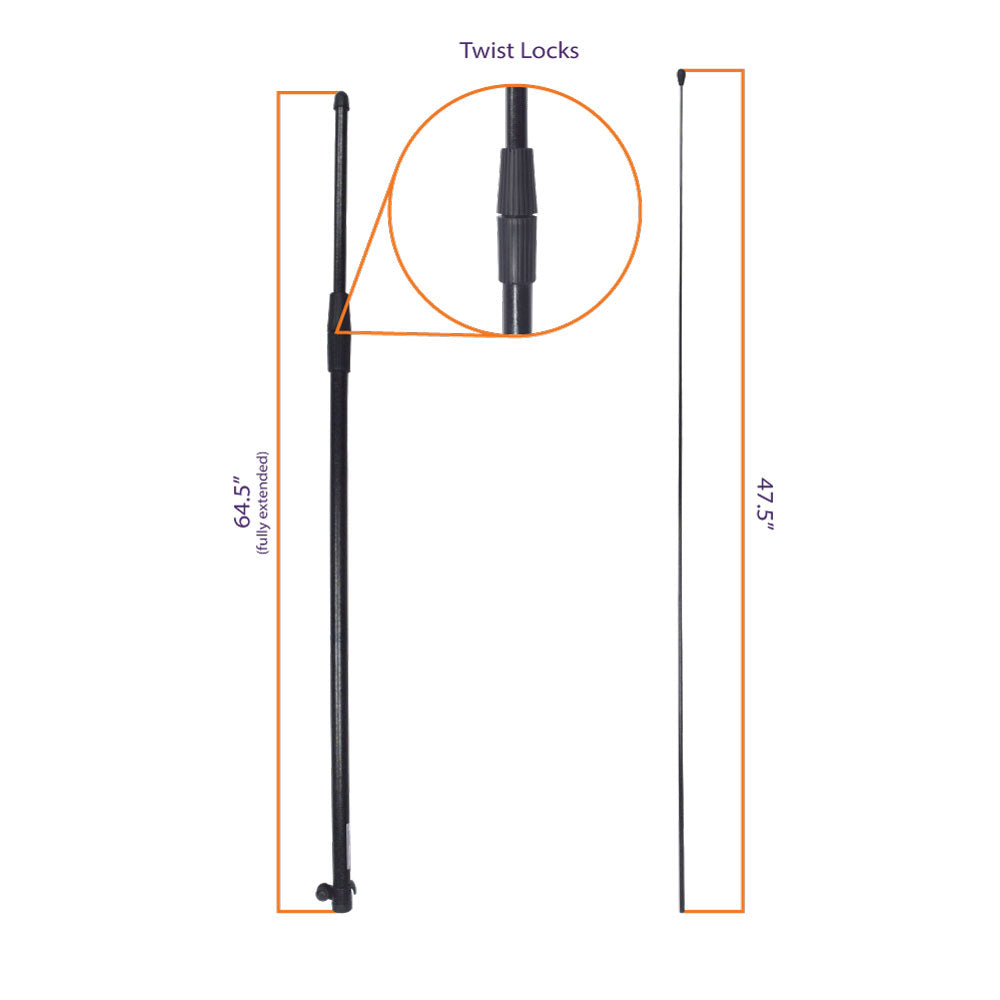 Pacific Petite Flex Pole - Impact Canopies USA