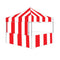 8x8 Carnival Pop Up Canopy Kit - Red & White Striped - Impact Canopies USA
