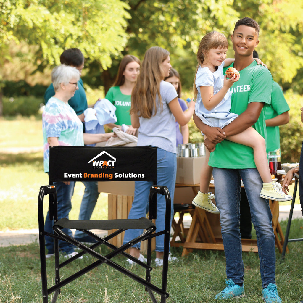 Custom Printed Director's Chair - Impact Canopies USA