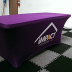 Custom Stretch Table Cover - DRAFT - Impact Canopies USA