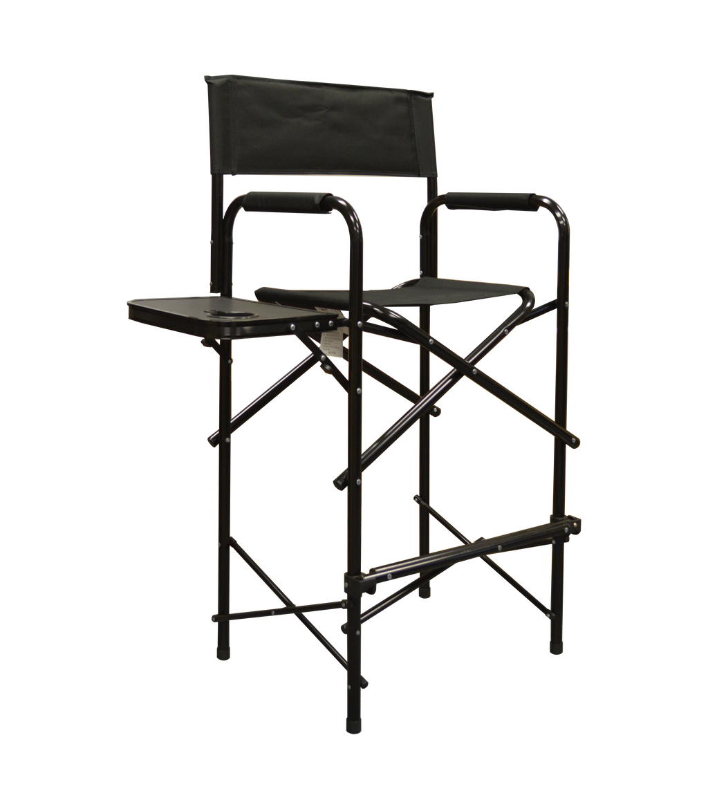 Tall directors chair online with side table
