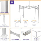 TL Instant Canopy Steel Frame - Impact Canopies USA