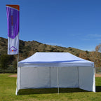 20' Torpedo Flag Pole - Impact Canopies USA