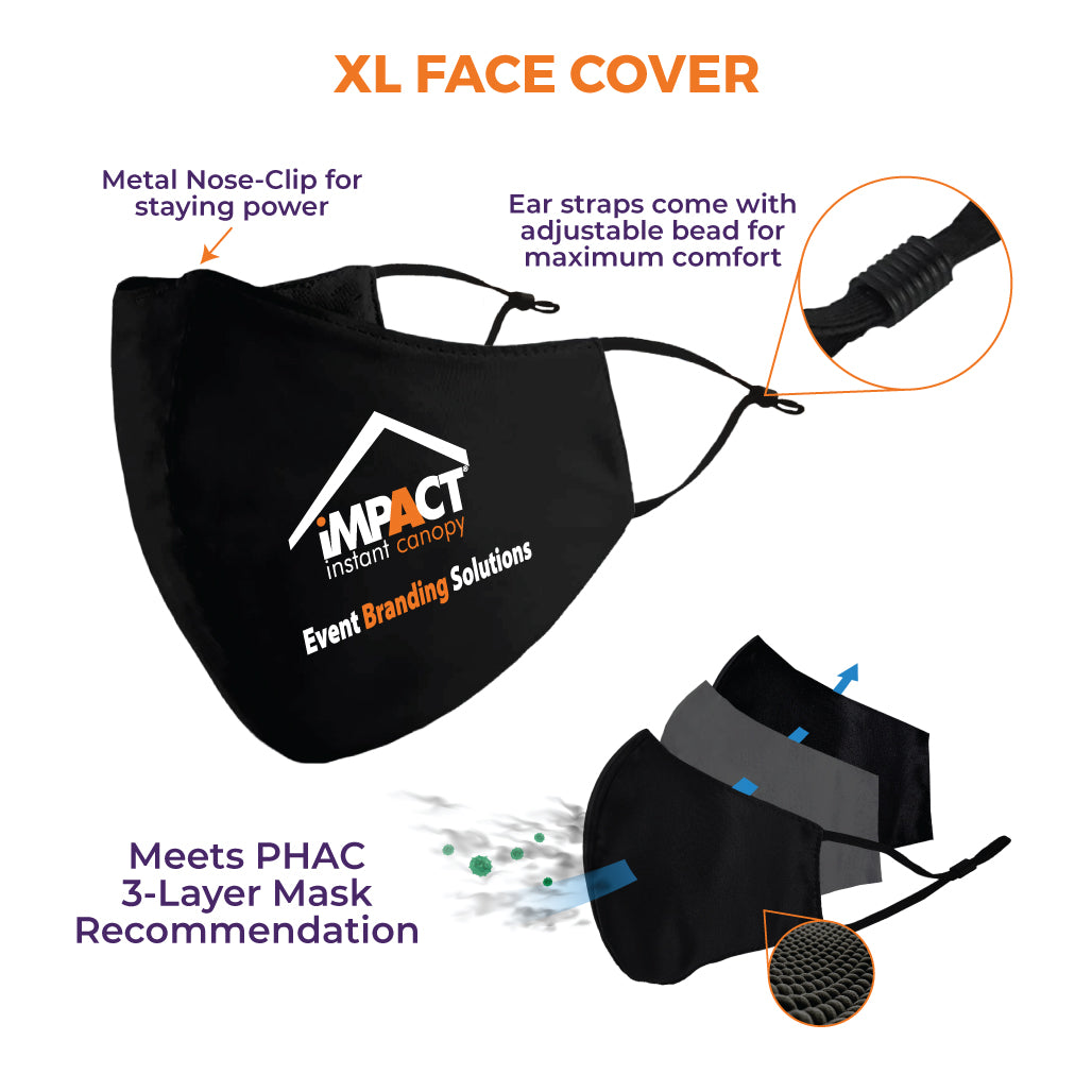 Custom Face Coverings - Impact Canopies USA