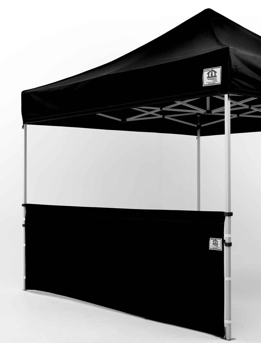15' Rail Skirt Half Wall - Impact Canopies USA