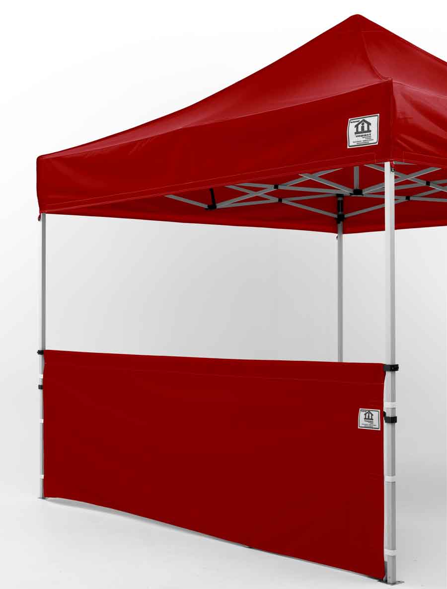 15' Rail Skirt Half Wall - Impact Canopies USA