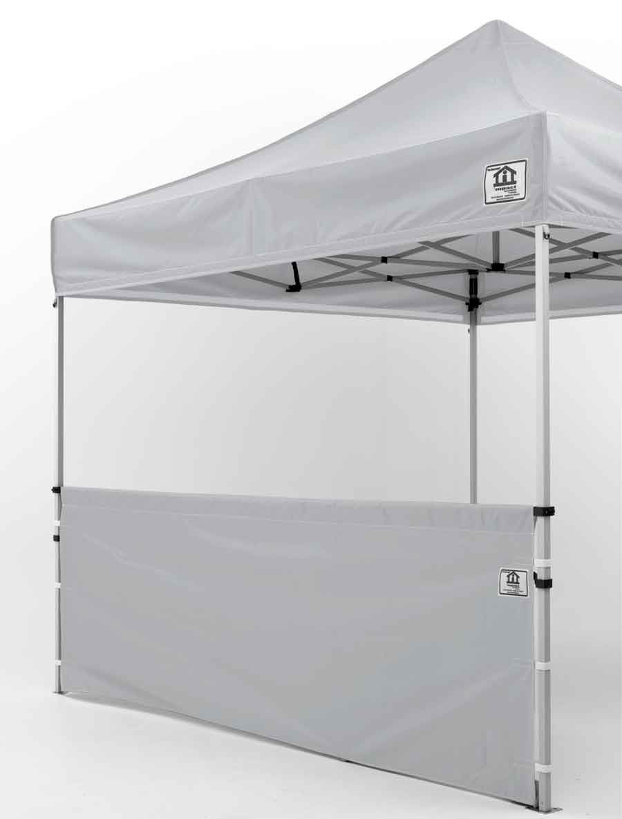 15' Rail Skirt Half Wall - Impact Canopies USA