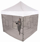 10x10 Pop up Canopy Food Service Mesh Sidewalls with Windows (WALLS ONLY)