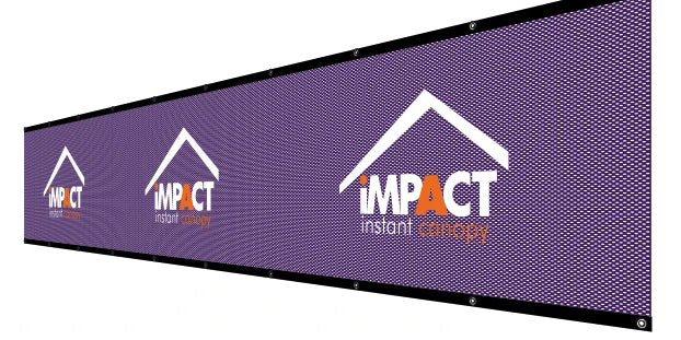 Custom Freestyle Banner - Impact Canopies USA