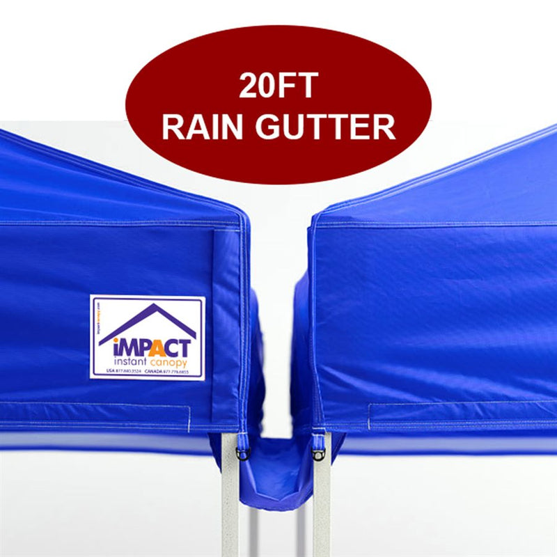 20' Pop Up Canopy Tent Rain Gutter - Impact Canopies USA