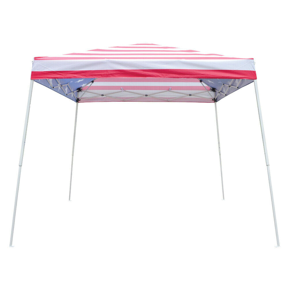 10x10 Slant Leg Pop Up Canopy - Impact Canopies USA