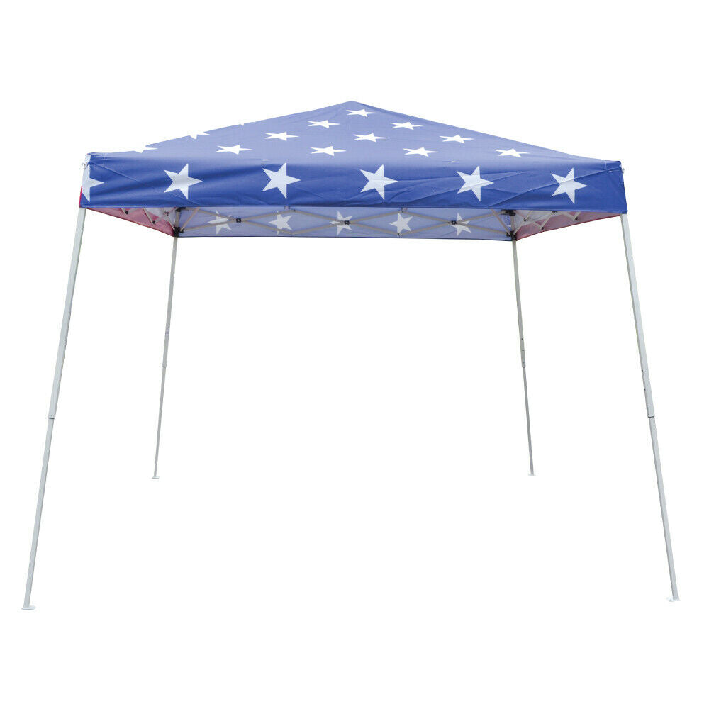 10x10 Slant Leg Pop Up Canopy - Impact Canopies USA