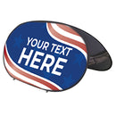 Patriotic Themed Small Spring Sign with Your Text - Impact Canopies USA