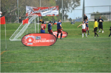 Custom Printed Field Spring Sign Pop-Up A-Frame Banner - Impact Canopies USA